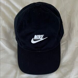 Nike Swoosh Black and White Futura Heritage Hat